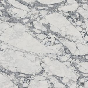 Premium engineered stone surface with natural marble-like veining, ideal for modern interiors and benchtop applications.