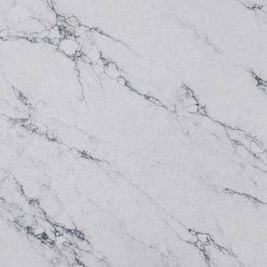 Luxury engineered stone benchtop with natural marble-inspired patterns, ideal for high-end kitchens and bathrooms.
