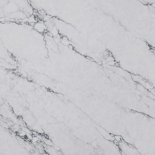Luxury engineered stone benchtop with natural marble-inspired patterns, ideal for high-end kitchens and bathrooms.