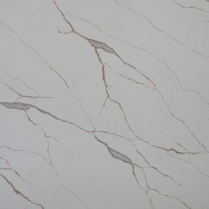 Premium RHF Stone benchtop with luxurious marble-inspired veining.